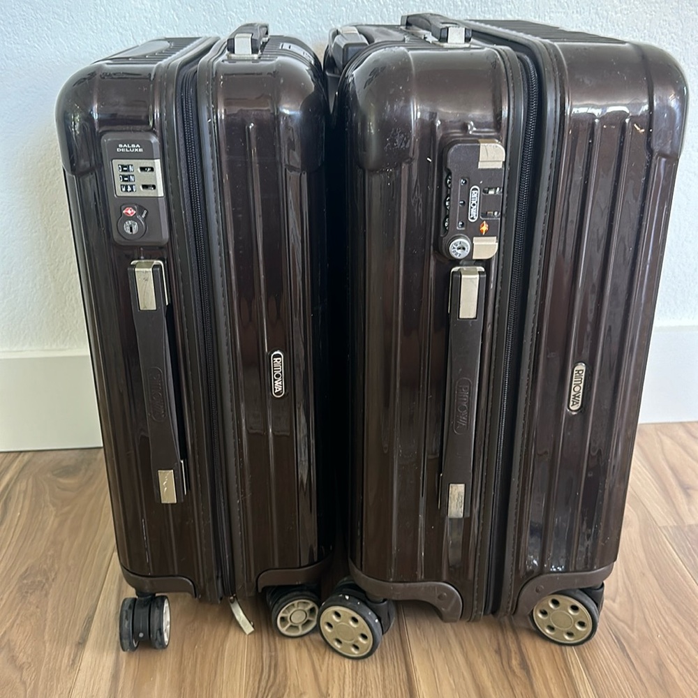 Set of 2 RIMOWA Salsa Deluxe roller luggage - Brown